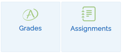 Grades and Assignments tiles Grades and Assignments tiles
